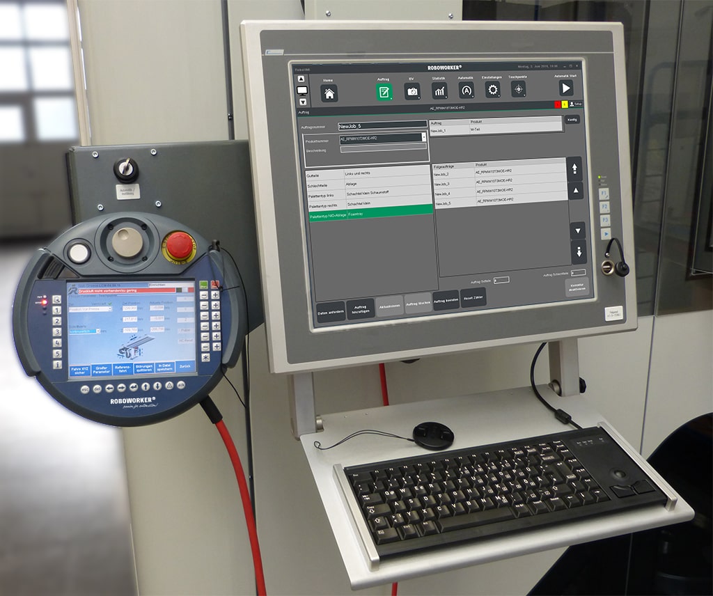 Touch Screen with modern HMI for intuitive operation
